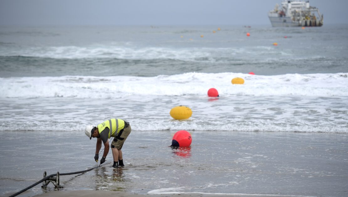 Africa hit by another subsea cable cut.